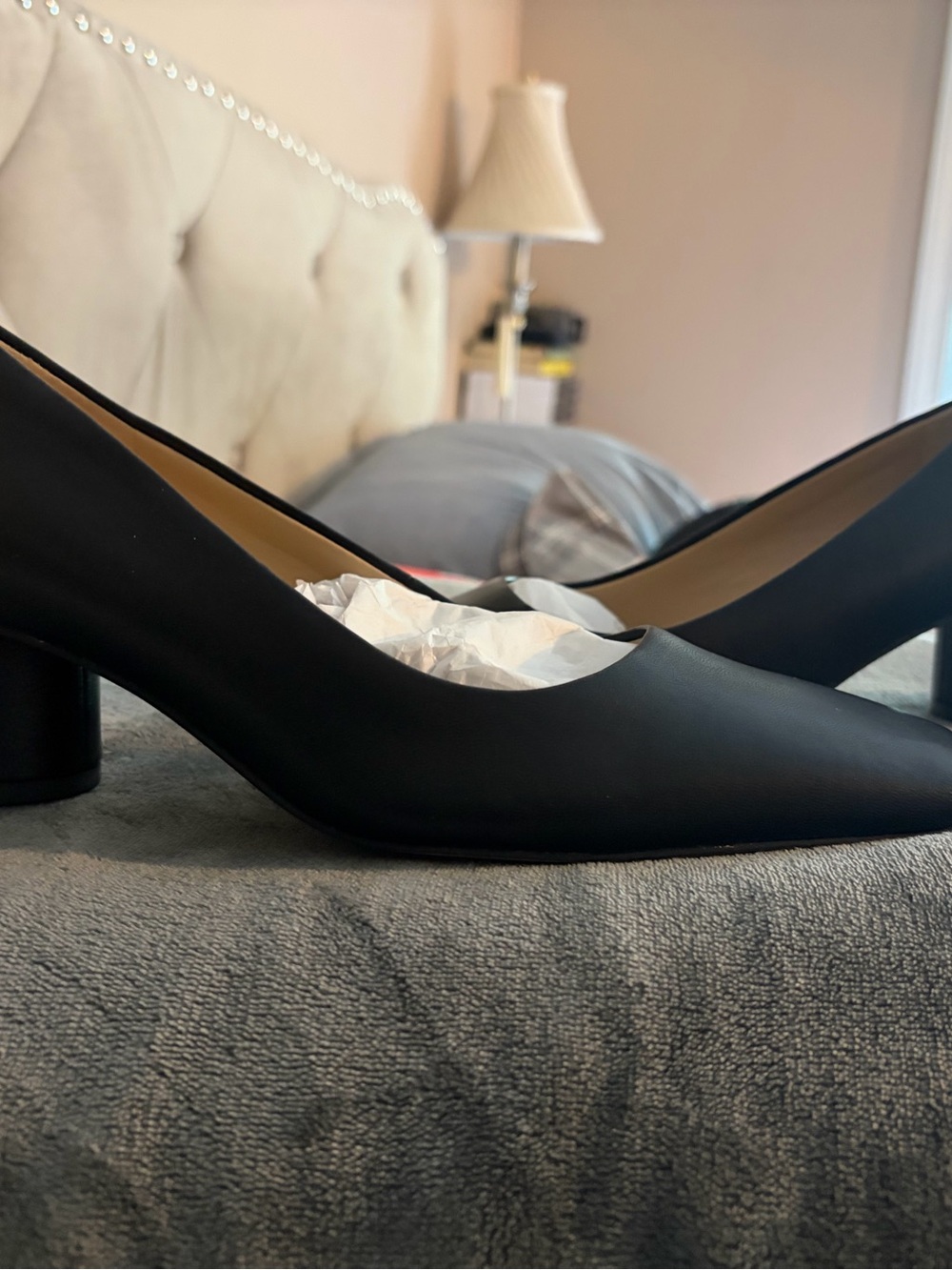 Franco Sarto  Black Women's Mid Heel Pumps